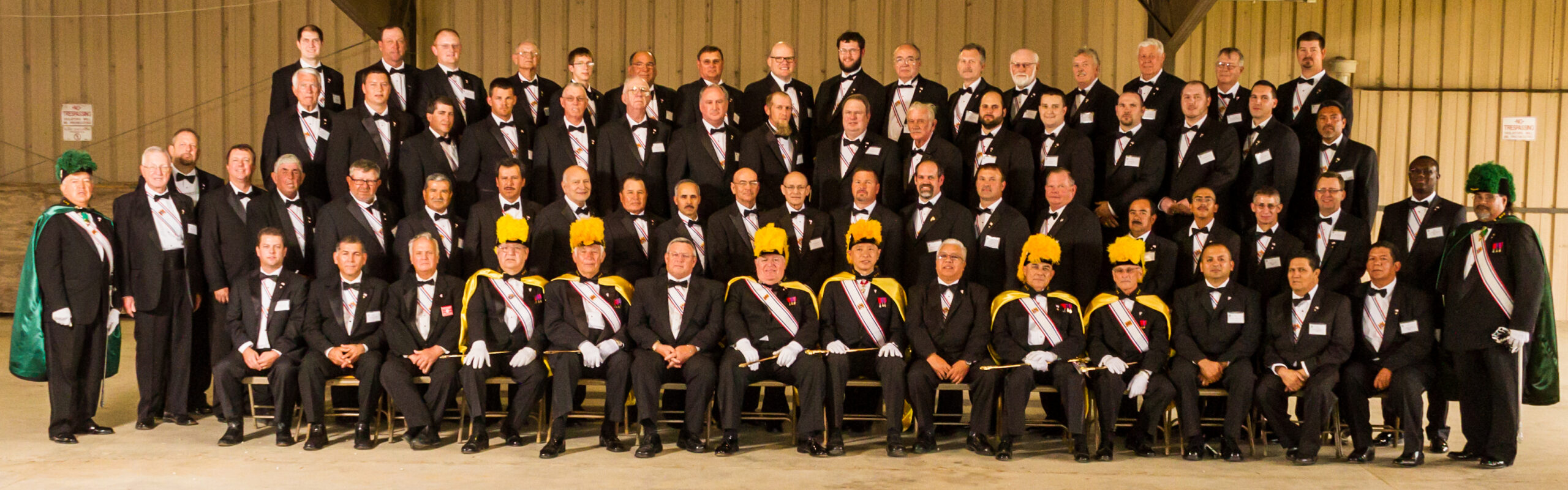 Knights of Columbus Exemplification group photo.