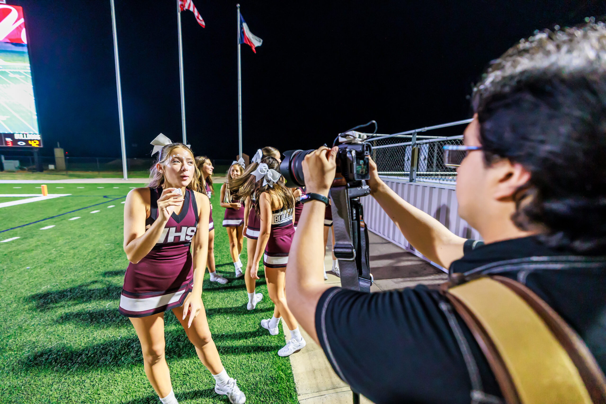 Our coverage extends beyond the field of play, incorporating coverage for all facets of the Friday Night Experience - including cheer programs, band, and drill dance teams.