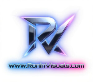 The 2026 version of the Ronin Visuals logo