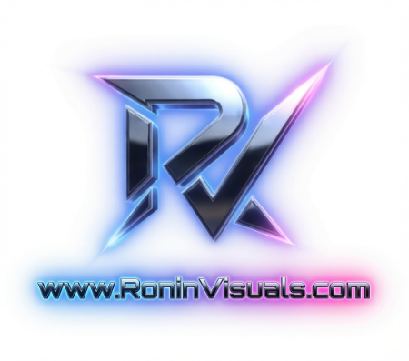 The 2026 version of the Ronin Visuals logo