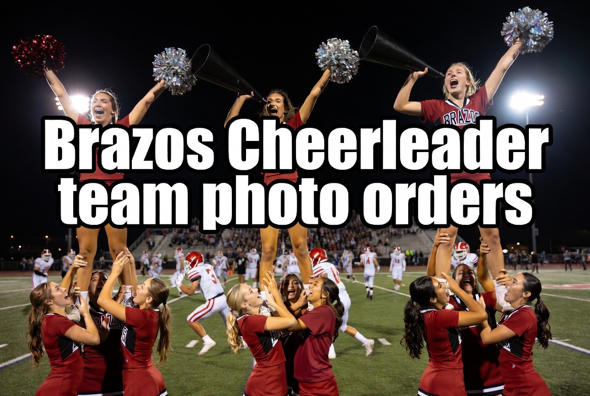 Brazos cheerleader team and individual portrait orders are available here!