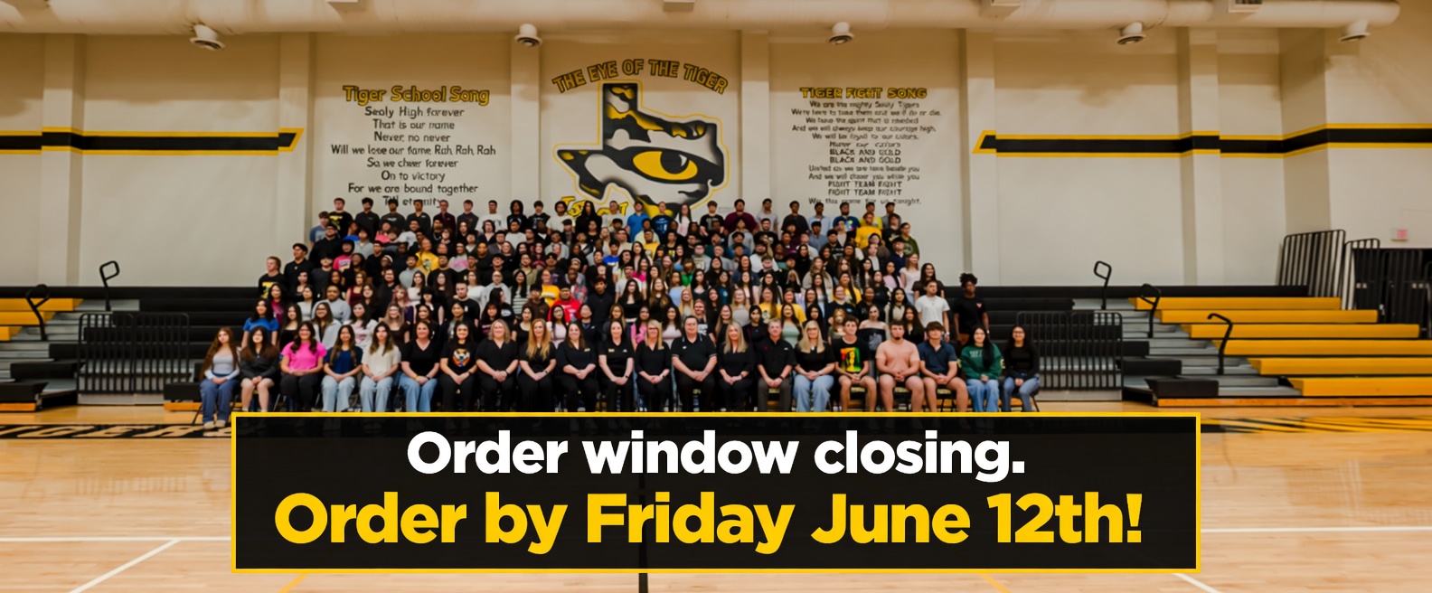 The first round of orders for the Senior panorama photo for the Class of 2026 is closing this Friday, June 12! Click to order now!